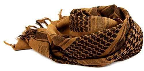 Butterme, Shemagh Armee-Halstuch, Kopfschutz, Keffiyeh, Baumwolle, Schutzschal, SAS-Militärschutz, Kampftruppen, Wüstenkopftuch, Sonnenschutz Gr. Einheitsgröße, sand