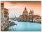 ARTLAND Wanddeko Leinwand Bilder Wandbild 80 x 60 cm Italien Venedig Canal Grande Gondeln Barock Kirche Santa Maria Q7SF
