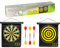 Idena 40462 - Dartspiel mit 2 Dartscheiben und 6 magnetischen Pfeilen, 2 seitig bespielbar, für den Innen- und Außenbereich
