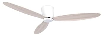 LUCCI AIR Airfusion Radar Ventilateur de plafond ultra plat avec télécommande Ø 132 cm