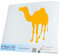 INDIGOS UG Auto Aufkleber Lama Alpaca Kamel - 90x80mm gelb - Selbstklebender Sticker für Auto, Fenster, Bus oder LKW - Tuning