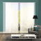 wohnfuehlidee 4er-Set Schiebevorhang ROM transparent Uni Weiss