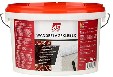 Colle pour revêtements muraux, à forte adhérence, colle à papier peint extra forte pour tentures murales, résistante à l'humidité, colle universelle pour tous les papiers peints, 3 kg