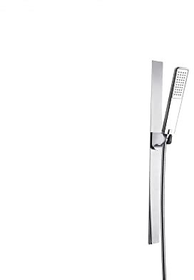 AQUAE T192011 T192011-Magnetische Duschstange mit Dusche, verchromt, Höhe 60 cm