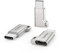 TechRise [3-Pack USB C to USB Adapter, Metal 3.0 USB to USB C Adapter, male to Female Sync & Charger Converter- Compatible with Samsung, iPhone, and All Type-C Devices.