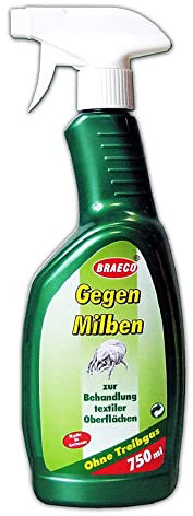 Milbenspray von BRAECO ohne Treibgas, Gegen Milben, Milbenabwehr 750 ml (1)