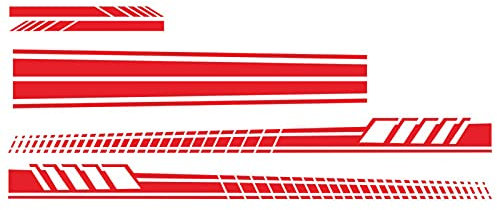 Goolsky - Set di 5 adesivi per auto, per il corpo, per il lato del portone, per il lato della portiera del veicolo, per la corsa