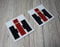 IHC Aufkleber Traktor 2x International Logo Emblem Sticker 7,5 Cm X 8 Cm