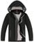 YoungSoul Manteaux Imperméables Garçon - Coupe Vent Doublé Polaire Fille - Veste de Pluie avec Capuche Amovible - Noir - 9-10 ans/Taille 140