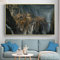 Yanyan Art Mittelerde Bruchtal Landschaft Filmposter und Drucke Gemälde auf Leinwand Wandkunst Ein Ringbild für Raumdekoration 80 x 127 cm (31 x 50 Zoll) rahmenlos