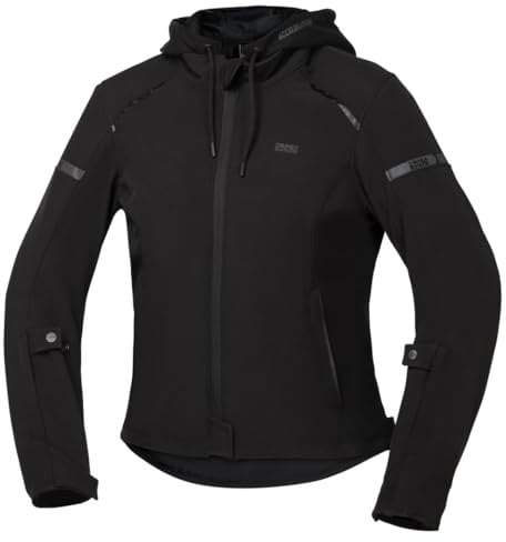 IXS Moto 2.0 Damen Motorrad Textiljacke, schwarz, 5XL
