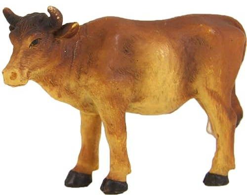 FADEDA Ochse/Höhe:9 cm/handbemalt/detailgetreue Krippen Figuren - Weihnachten Tisch Dekoration Krippe Zubehör