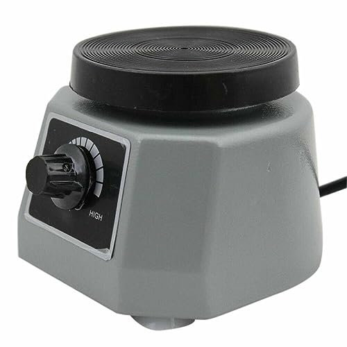 HarBin-Star Dental Gipsrüttler, Runder Gipsrüttler, Oszillator 220V, Zahntechnik Gipsrüttler 100W, Vibrator Shaker, Dental Lab Ausrüstung für Zahnärzte (EU-Stecker)