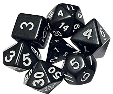 Asukohu DND-Würfel-Set, scharfe Kanten, Galaxy-Würfel, Acryl, polyedrische Würfel für Dungeons und Drachen, D20, Tisch-Rollenspiele, Party-Spiele, D&D-Würfeltablett, grüne D&D-Würfeltaschen mit