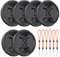 K&F Concept 52mm 6 Bouchons Objectifs et 6 Courroies Élastiques Compatible avec Appareil Photo Canon Nikon Sony Olympus Fujifilm Pentax Panasonic Leica（12 en 1）