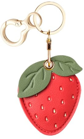 Boletochic Custodia Airtag con Portachiavi, Antigraffio e Anti-smarrimento per Air Tag - Custodia in Pelle Con Portachiavi per Chiavi, Borsa, Collare per Cani, Bagaglio