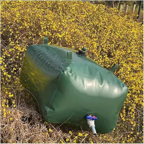 AVLLSO Récipient d'eau Pliable conteneur d'eau Flexible, Sacs d'eau de Pluie de Ferme de Jardin pour Camping-Cars/Lavage de Voiture(1x1x0.9m/900L/237Gallon)