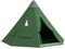 Outsunny 6 Men Tipi Tent, Camping Tent with Mesh Windows, Sewn-in Floor, Two Doors and Carry Bag, Easy Set Up, for Hiking Picnics Outdoor Night, Green