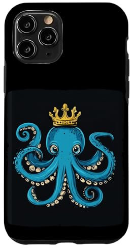 Pulpo rey submarino con aspecto dorado Carcasa para iPhone 11 Pro
