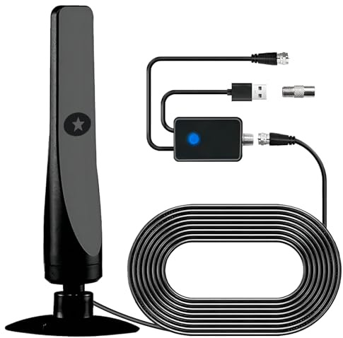 WaveMax - Wave Max tv antenna uk - 2025 Indoor TV Aerial for Smart TV (ReWaveX2PCS)
