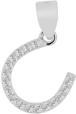 Akzent Anhänger für Damen in 925 Silber, 100% Wasserfest & Hautverträglich