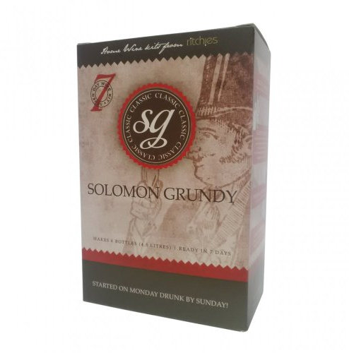 Solomon Grundy 7 day 6 bottle wine kit - Medium Dry White