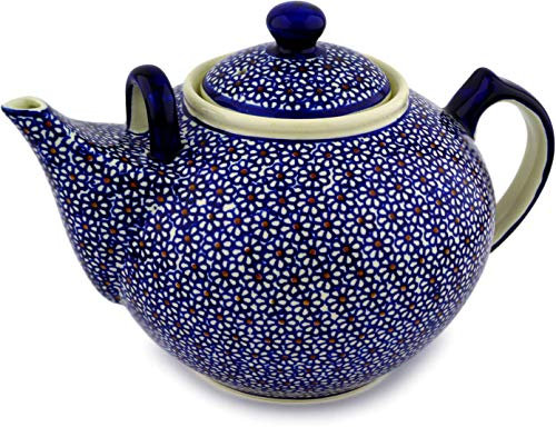 Original Bunzlauer Keramik 2,9 Liter XXL Teekanne B30cm x H20cm im Dekor 120