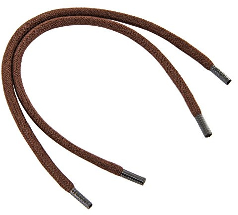REMA 1 Paar Schnürsenkel Dunkelbraun - rund - dick - Ø 4,5 mm von 40 cm - 600 cm