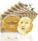 P-Beauty Collagen-Gold-Gesichtsmaske 24k | Luxus Anti-Aging Pflege | Gel | Bio | Feuchtigkeitsspendend, hautstraffend & verjüngend | Für strahlende, jugendliche Haut | 6er-Set |