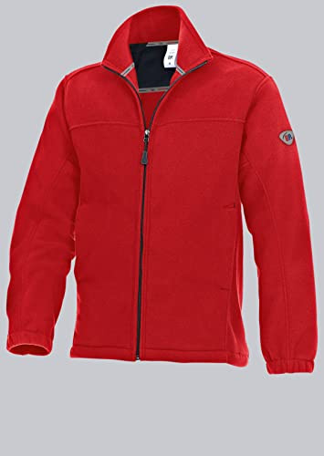 BP 1872-646-81-S Fleece-Jacke, Stehkragen- und Arm-Hebesystem, 270,00 g/m² 100% Polyester, rot, S