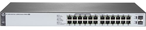 HP 1820-24G-PoE+ (185W) Gestito L2 Gigabit Ethernet (10/100/1000) Supporto Power over Ethernet (PoE) 1U Grigio
