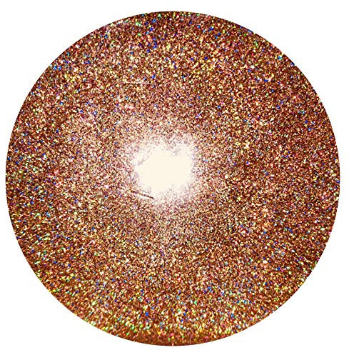 Rose Gold Holographic Glitter for Wine Glass Art and Craft Nail Art Scrap Booking Non Toxic 100g Bag