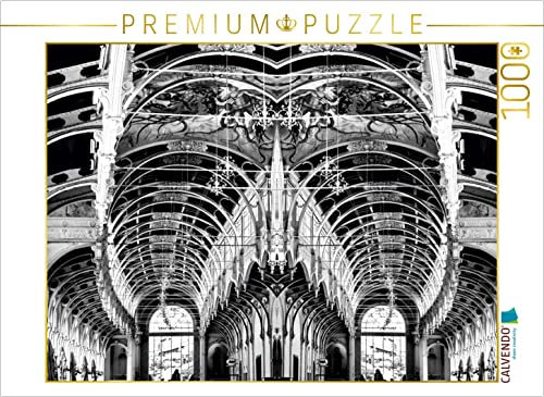 Alles doppelt? 1000 Teile Puzzle quer: Die Kolonnade (1869) in Marienbad (CALVENDO Spass)