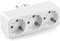 FAMATEL Adaptateur Triple Prise Terre avant 16 A 250 V