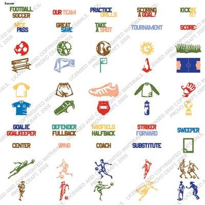 Cricut Solutions Cartridge, Soccer