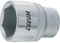 Hazet 1000-50 Douille carré creux 20 mm/profil à 6 pans extérieurs Taille 50 longueur 76 mm