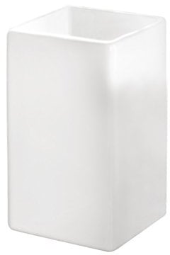 Kleine Wolke 5045114852 Zahnputzbecher Flash, schneeweiß, Breite 6,3 x Höhe10 cm