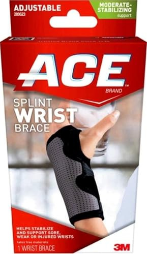 Ace ACE Splint Wrist Brace Reversible One Size Adjustable