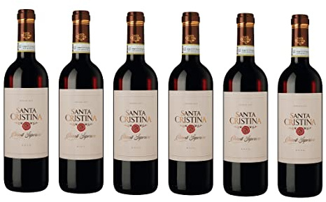 6x 0,75l - 2023er - Antinori - Santa Cristina - Chianti Superiore D.O.C.G. - Toscana - Italien - Rotwein trocken