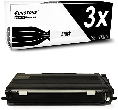 Eurotone 3X Toner Cartridge kompatibel für Brother DCP 7030/7045 / HL 2140/2150 / MFC 7320/7440 / 7840, TN-2120/2110, Druckerpatronen