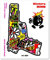 4R Quattroerre.it 6137 Sticker Bomb Aufkleber Gewehr, 10 x 12 cm