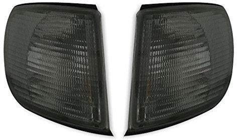 Depo Frontblinker Set links + rechts in Schwarz - Grau Blinker