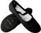 s.lemon Ballettschuhe Ballettschläppchen,Doppelschicht Leinwand Geteilte Sohle Ballett Schuh für Mädchen Kinder Damen Männer Schwarz (43 EU)