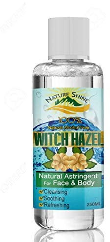 Pure Witch Hazel Alcohol Free Skin & Facial Astringent For Men & For Women Oily Dry Combination Sensitive Skin Paraben Free