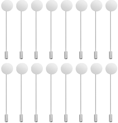 Healifty Stecknadeln, rund, für Schmuck, Basteln, 50 Stück