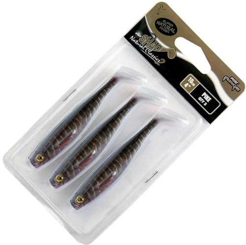 Fox Rage Pro Shad Natural Classics 10cm 4 Qty 3 (Pike)
