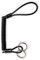 TOE Dragonne de sécurité Kevlar® 80 cm avec Anneaux Porte-clés Noir