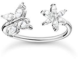 THOMAS SABO Ring Schmetterling 925 Sterling Silber TR2355-051-14-54