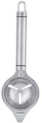 Eigelb- und Eiweiß-Eiweiß-Separator aus Edelstahl mit langem Griff zum Backen von Kuchen
