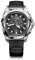 Victorinox Herren Armbanduhr I.N.O.X. Chrono Ø 43 mm, Swiss Made, Analog Quarz, Wasserdicht bis 200 m, Kautschuk-Armband, Schwarz